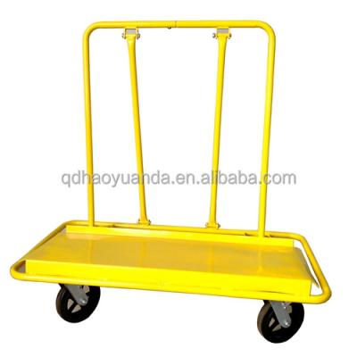 China Industrial Heavy Duty 1000kg Capacity Drywall Tool Cart Marble Board Sheet Handling Sheetrock Panel Cart Tool Cart Plywood for sale