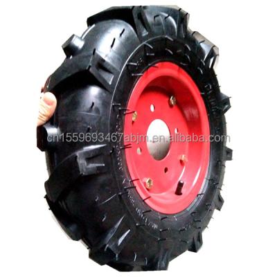 China Hotels 16 Inch Small Trailer Wheels Wheelbarrow Unicycle Pneumatic Small Wheels Machinery Farm Tools 4.00-8 Rubber Wheel for sale