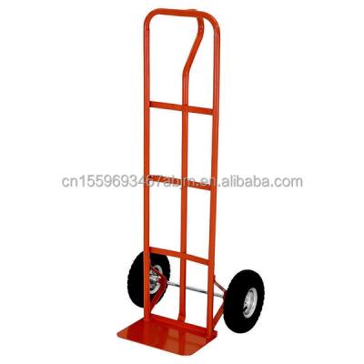 China 200KG Load Capacity Metal Hand Trolley Platform Carts Hand Truck Hand Cart for Boarding and Handling Trolley Cargo Steel Truck for sale