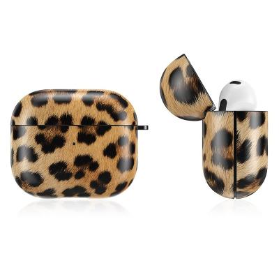 China For 2022 New Arrivals Earphone TPU Earphone Cover Device Case For AirPods Generation 3 Charging Case With Hook For AirPod 3 Case Leopard for sale