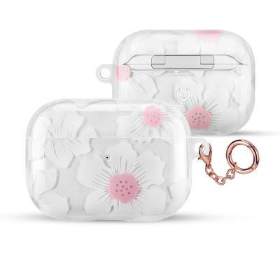 China For Earphone BESTSOLD Original Released Amazon Flower Hot Selling Soft Transparent TPU Case For AirPods Pro Earphone Case For Air Pods 3 for sale