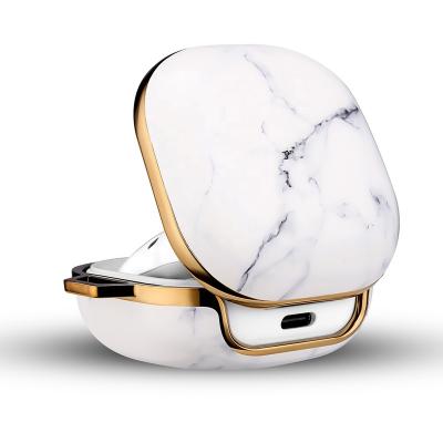 China For Earphone For Samsung Galaxy Buds Pro Case White Marble Case For Galaxy Buds Live Cover Case Customizable for sale