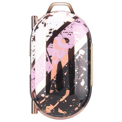 China For PC Luxury Marble Cover Gold Earphone Free Sample Electroplted Protective Case For Samsung Galaxy Buds Case - Private Mold for sale