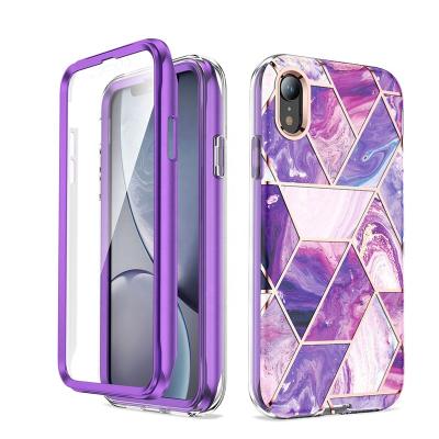 China Protect your phone from Scratching& 2021 Amazon Hot Luxury IMD TPU PC Soft Drop Glossy Marble Case Cell Phone Accessories New For iPhone X 11 12 pro Max Cases for sale