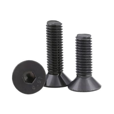 China Alloy Steel Carbon Steel DIN7991 Full Thread Socket Countersunk Flat Head Hex Screw for sale