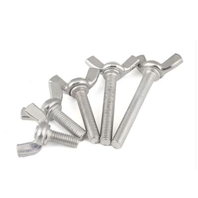 China Butterfly DIN314 Wing Nut Screw M4 M5 M6 M8 M10 M12 Wing Bolt High Tensile Fix Screw Stainless Steel Fasteners for sale