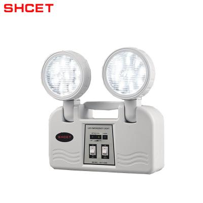 China CET-1088A Plastic Rechargeable Lamp Light Emergency 9pcs Double Head LED Emergency Light for sale