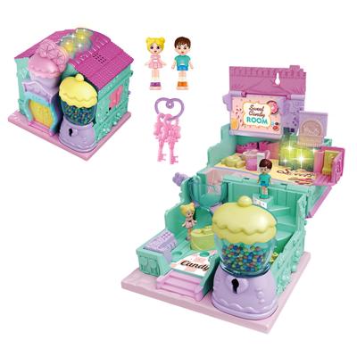 China Funny Electric Candy Play Set With Light Music Pretend Role Play Preschool Diy Set Dollhouse For Girls D159786 for sale