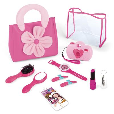 China Amazon Hot Selling Children's Beauty Princess Makeup Set Lovely Dress Up Toy With Tote Bag D159687 for sale