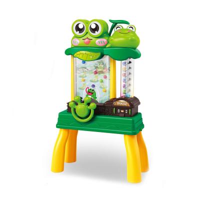 China Educational Toys Steering Wheel Console Frog Children Game Machine Pick Up Peas Toy D159615 for sale