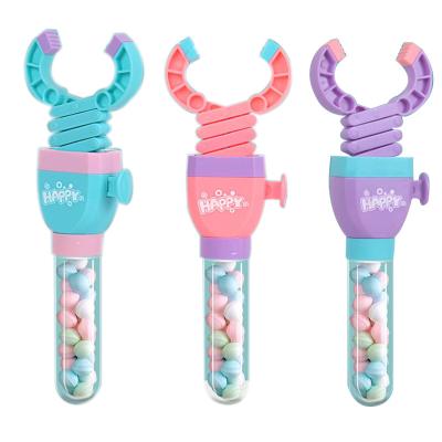 China Cartoon Toys Hotsale Candy Toys With Flexible Tong Candy Filling Toys Candy Tongs for sale