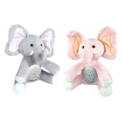 China Wholesale Elephant Pattern Cotton Stuffed Plush Doll Bedtime Soothing Project Star Soothes Sleepy Noises With Customized for sale