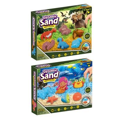 China D159597 Magic Stretch Magic Cotton Sand Play Sand Educational Modeling Toys for sale