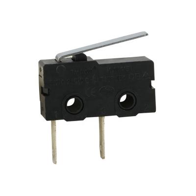 China 5A 250V micro mouse switch with 2pin long terminal for sale