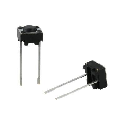 China Home Automation 2 Leg Push Button 6x6mm Good Quality Tact Tactile Switch Long With Round Trigger For Electronic Equipment DC12V 50mA for sale