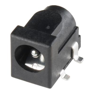 China Home automation pcb mount smd power jack 4 pins black color dc electric power jack connector female socket for circuit, pcb panel 0.5A 30 dc for sale