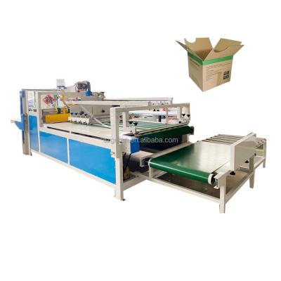 China Heavy Electric Automatic Carton Gluing Machine Corrugated Box Metal for sale