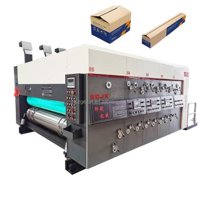 China Corrugated Carton Flexo Printing Machine / Corrugated Carton Box Machinery Factory for sale