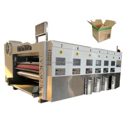 China Flexo Automatic Cardboard Box Printing Machine for sale