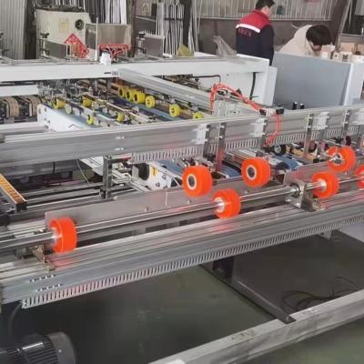 China Automatischer gewölbter Karton-Kasten-Ordner und Gluer-Maschine zu verkaufen