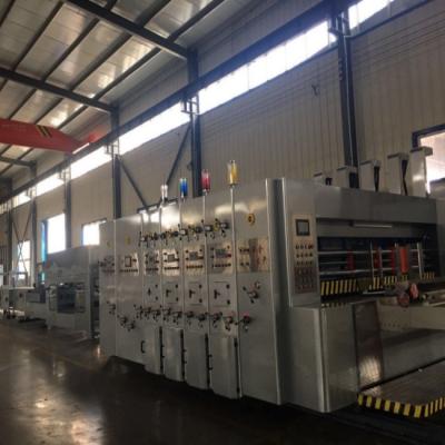 China OEM 5 Color Corrugated Cardboard Box Manufacturing Equipment Making Plant for sale