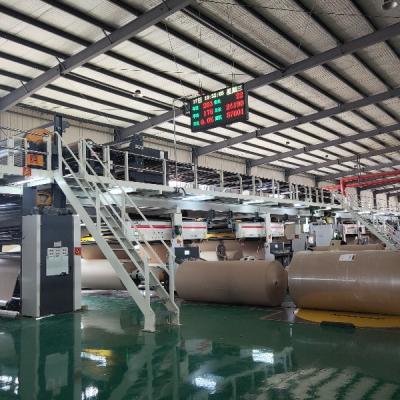 China High Speed Large Width Corrugated Cardboard Making Machine Corrugated Cardboard Line for sale