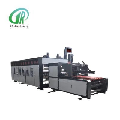 China Accurate 2400 Flexo Folder Gluer Form Carton From Corrugated Cardboard for sale