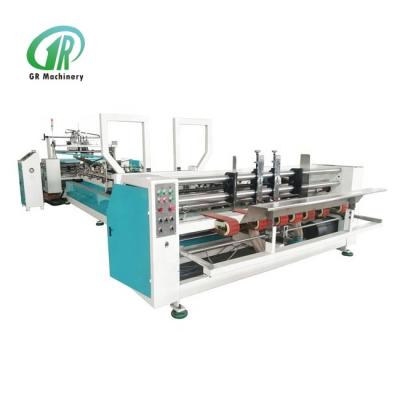 China OEM Fold And Glue Machine Automatic Pasting Machine For Corrugated Boxes for sale