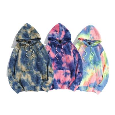 China Custom Winter Fleece Multicolor 100% Cotton Fleece Pullover Cotton Hoodies Multicolor 100% Dye Anti-wrinkle Link Hoodies Men for sale