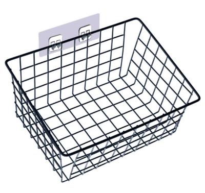 China Viable Unperforated Toilet Basket Bathroom Shelf Dorm Supplies Kitchen Shelf Toilet Hanging Storage Rack for sale