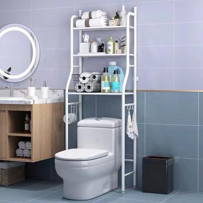 China Multi-function Household Bathroom Toilet Rack Balcony Washing Machine Floor Ra No Viable Storage Hole for sale