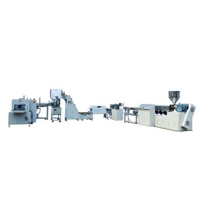 China Plastic PIPE PLA Plastic Drinking Straw Making Machine Extruding Production Line for sale