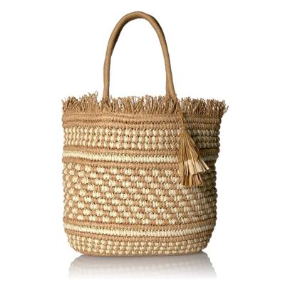 China Cheap Wholesale High Quality Daily Life Beach Bag Straw Basket Straw Bag for sale