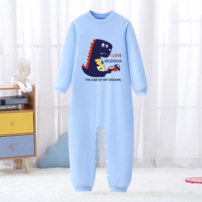 China Wholesale Children's Large Children's Pajamas Breathable Autumn Boys Cotton Clothes One-Piece for sale