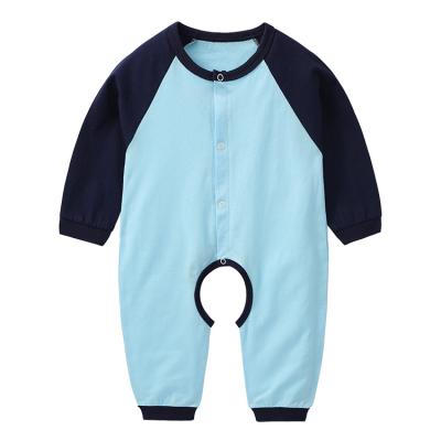 China Anti-shrink baby clothes long sleeve rompers new open file jumpsuit summer style slim babies fart clothes kids romper for sale