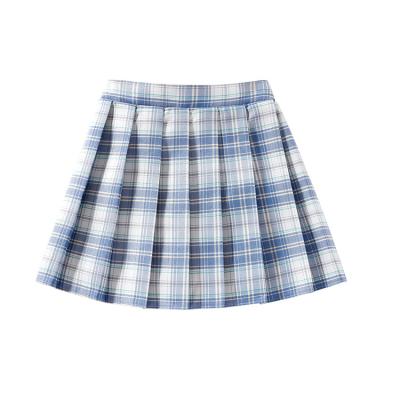 China QUICK DRY girls pleated short skirts shorts new fashionable JK style uniform girls skirts large in the grid Korean girls short skirts for sale