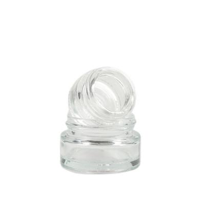 China Wholesale Cosmetic Cheap Price Skin Care Cream Face Cream Transparent Glass Bottle 8.7ml for sale