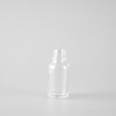 China Factory Wholesale Price Cosmetic Transparent Packaging Essential Oil Glass Bottle 15ml for sale