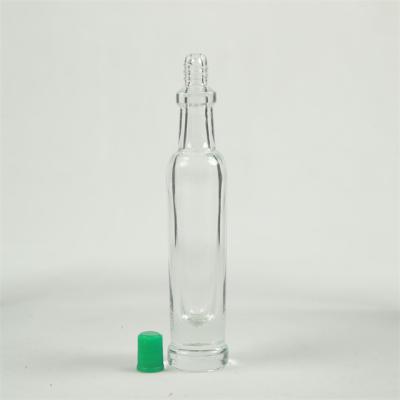 China Factory Wholesale Price Cosmetic Transparent Packaging Essential Oil Glass Bottle for sale