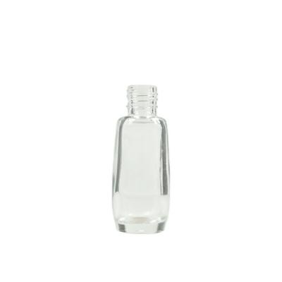 China Factory wholesale price cosmetic empty clear molded glass gel nail polish bottles for sale