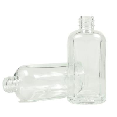 China Factory Wholesale Price Various Transparent Perfume Cast Glass Octagonal Bottle 12ml for sale