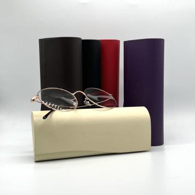 China Custom Sunglasses Eyeglasses Case Box Metal Leather Hard Shell for sale