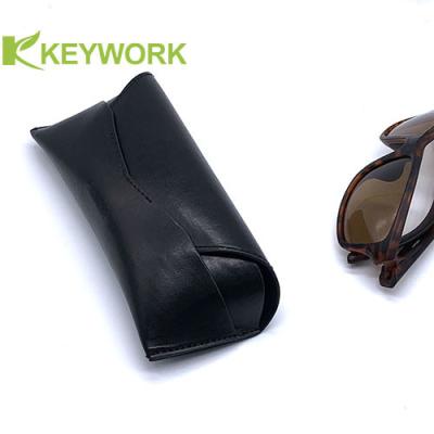 Cina Protettore di cuoio nero meravigliosamente strutturato dell'unità di elaborazione EVA Eyewear Case Unisex Sunglasses in vendita