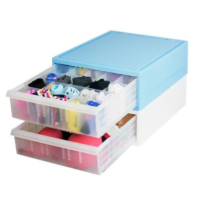 China New Products Sustainable Multifunctional Home Plastic Storage Plaid Adjustable Cascadable Drawer for sale