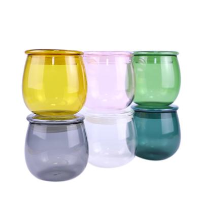 China High Quality Heatable Smell Proof Round Glass Jar 500ml Morden Luxury Round Stash Glass Jar for sale