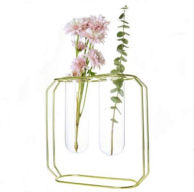 China CLASSIC high quality dining room table flower vase ornaments vase spread station clear glass vase for sale