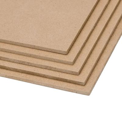 China Modern High Grade E0 E1 8mm 9mm 18mm plain mdf Board for interior mdf door from raw mdf board for sale