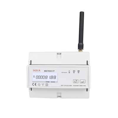 China DAC7321C-CT wifi energy meter modbus 1A/5A CT 7 multi-function three phase multi-rate DAC7321C-CT for sale