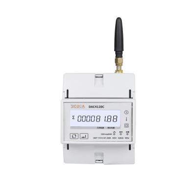 China DAC4120C Single Phase Wireless wifi DIN Rail Energy Meter Operation Solar Power SystemDimensions Color DAC4120C for sale