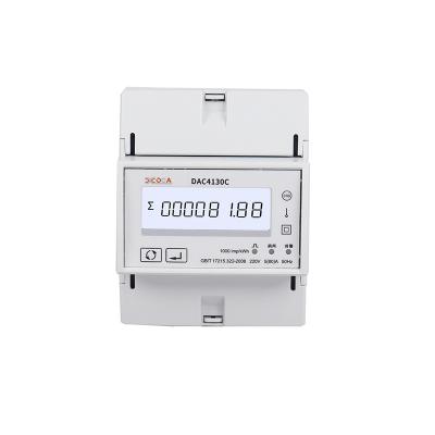 China High Quality KWH Kvarh DAC4130C High Efficiency Single Phase Smart Meter Renewable Energy Meter of Measurements for sale